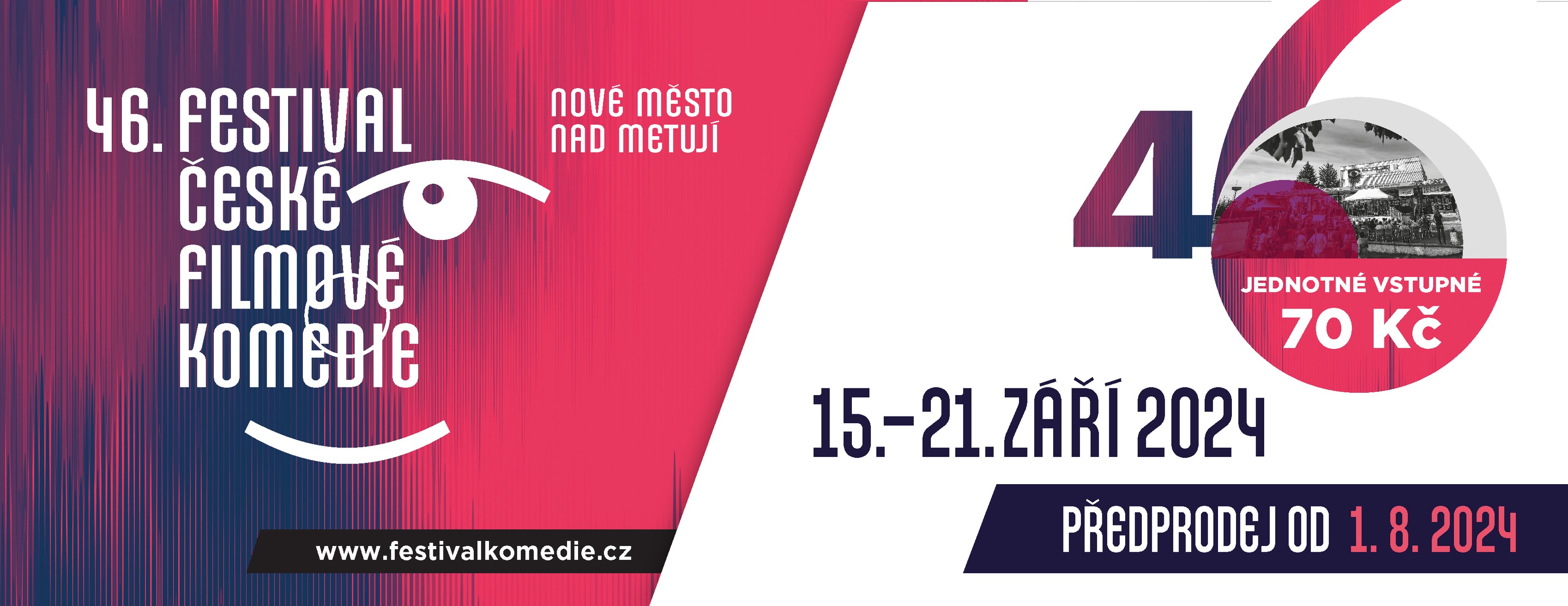 Blíží se 46. ročník Festivalu české filmové komedie v Novém Městě nad Metují