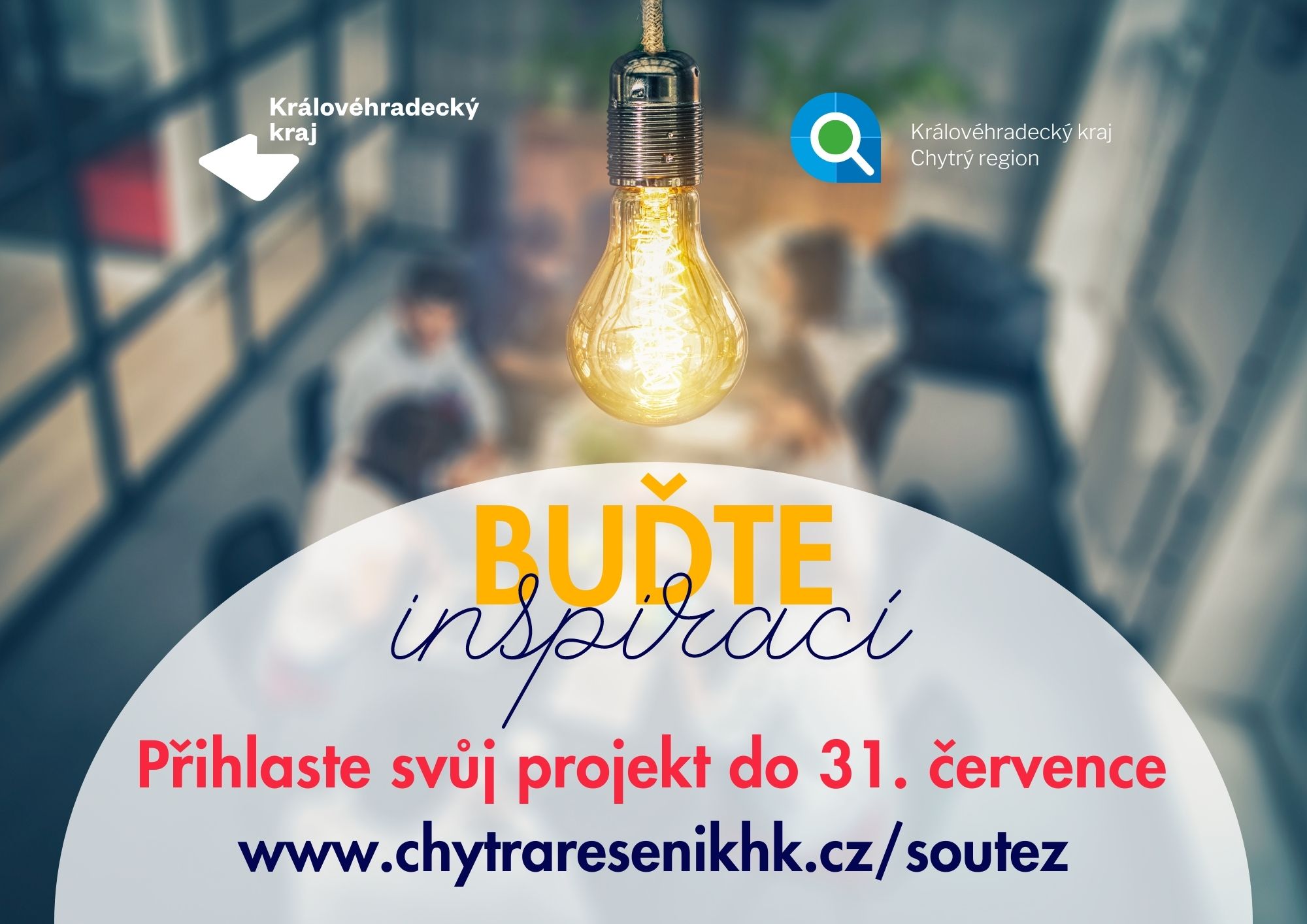 Staňte se inspirací pro Královéhradecký kraj, přihlaste svůj projekt do soutěže 