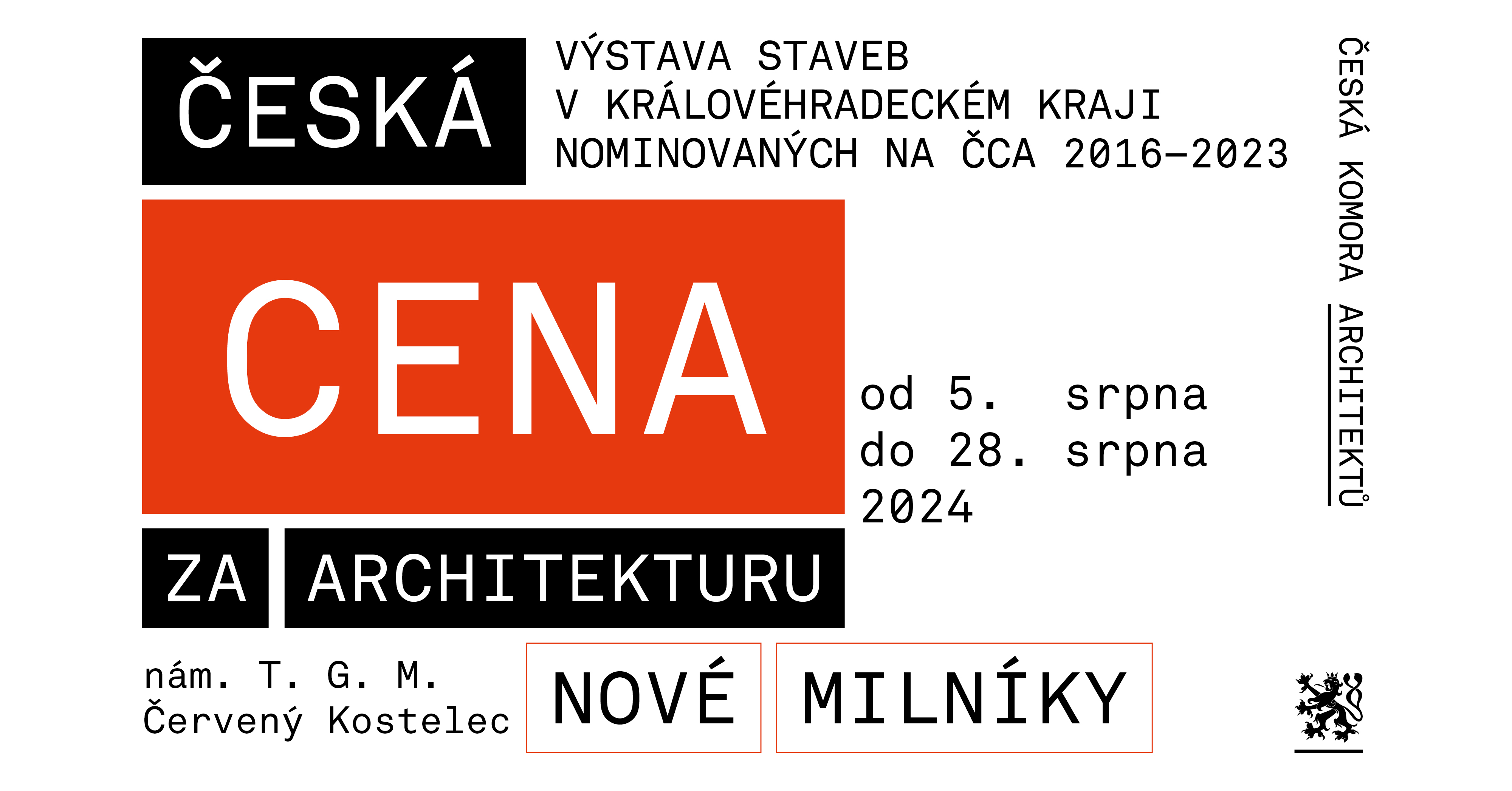 Nové milníky: nejkvalitnější současná architektura je k vidění na výstavě v Červeném Kostelci