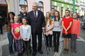 Prezident s dětmi ze ZUŠ Třebechovice p. O.
