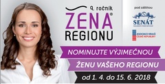 Startuje devátý ročník celostátní soutěže Žena regionu. Nominuje své favoritky