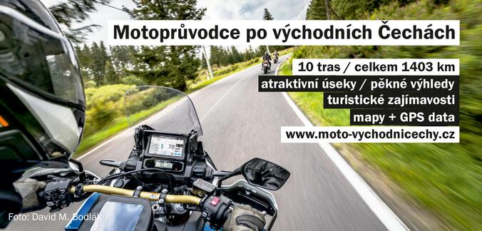 Nový průvodce provede motorkáře po východních Čechách