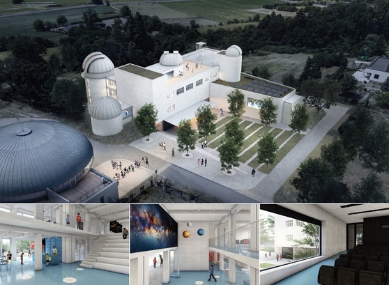 Kraj plánuje modernizaci Hvězdárny a planetária v Hradci Králové. V architektonické soutěži vybral projektanta