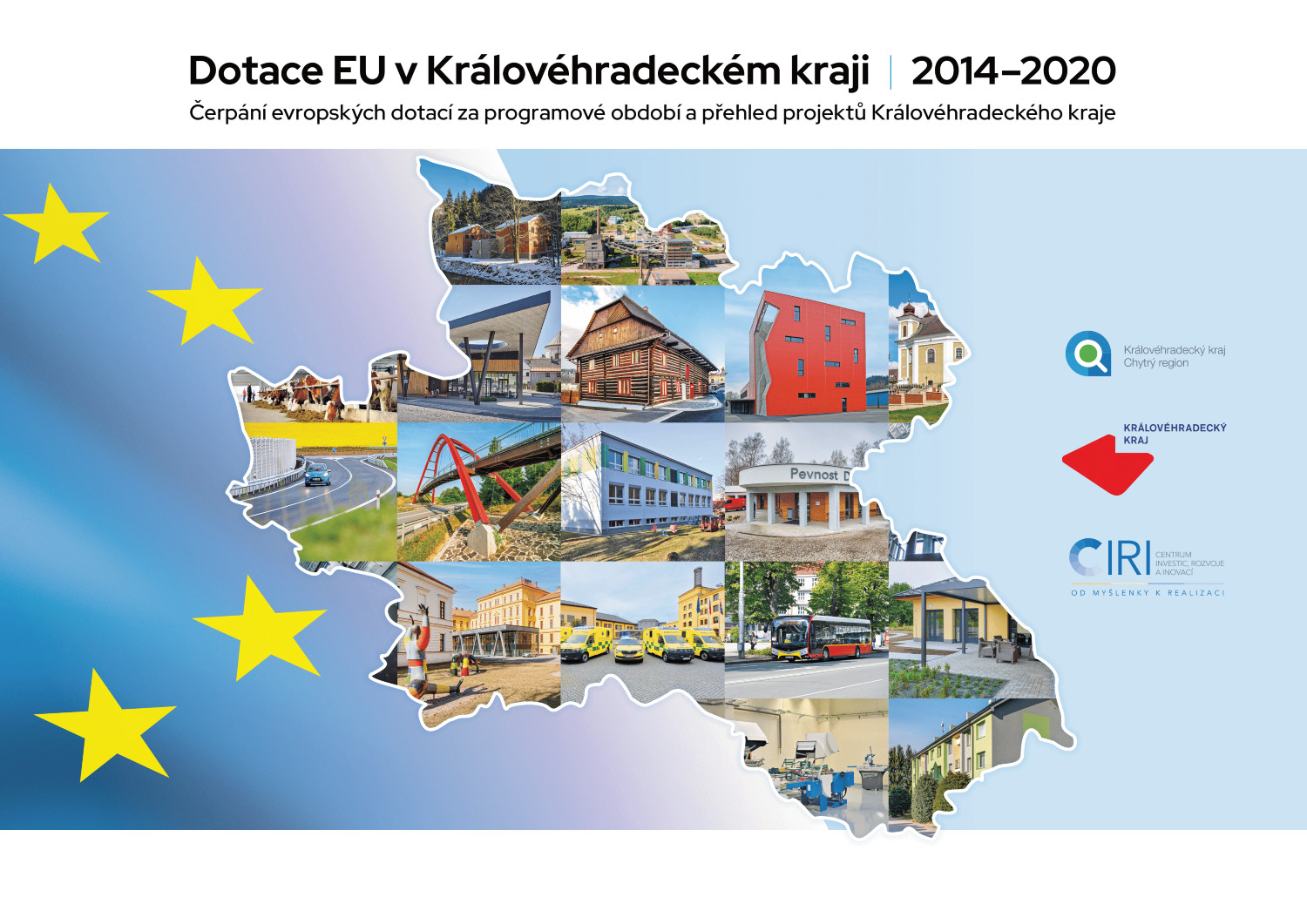 Nová publikace shrnující čerpání dotací EU v Královéhradeckém kraji v období 2014–2020