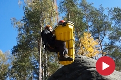 V Adršpachu cvičili skalní záchranáři