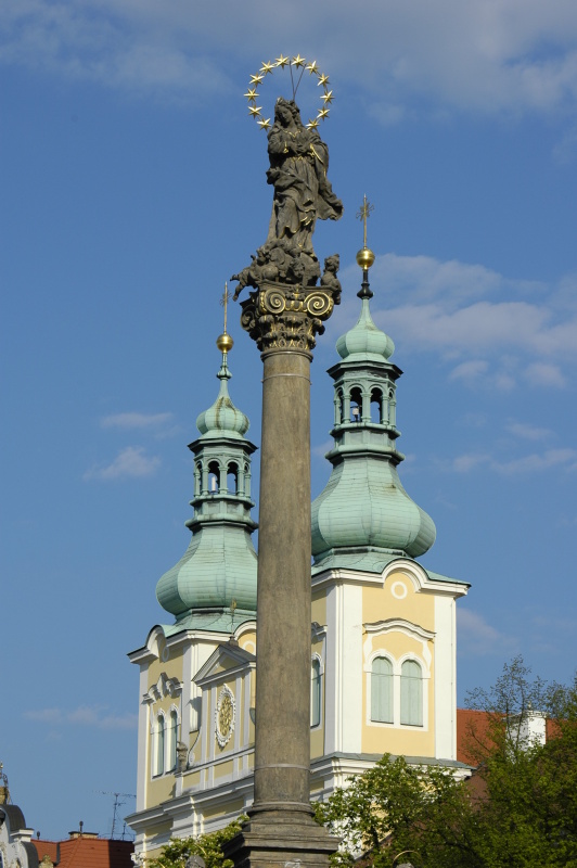 H.Králové - mariánský sloup