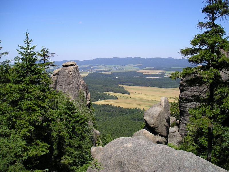 Broumovské stěny-Hvězda